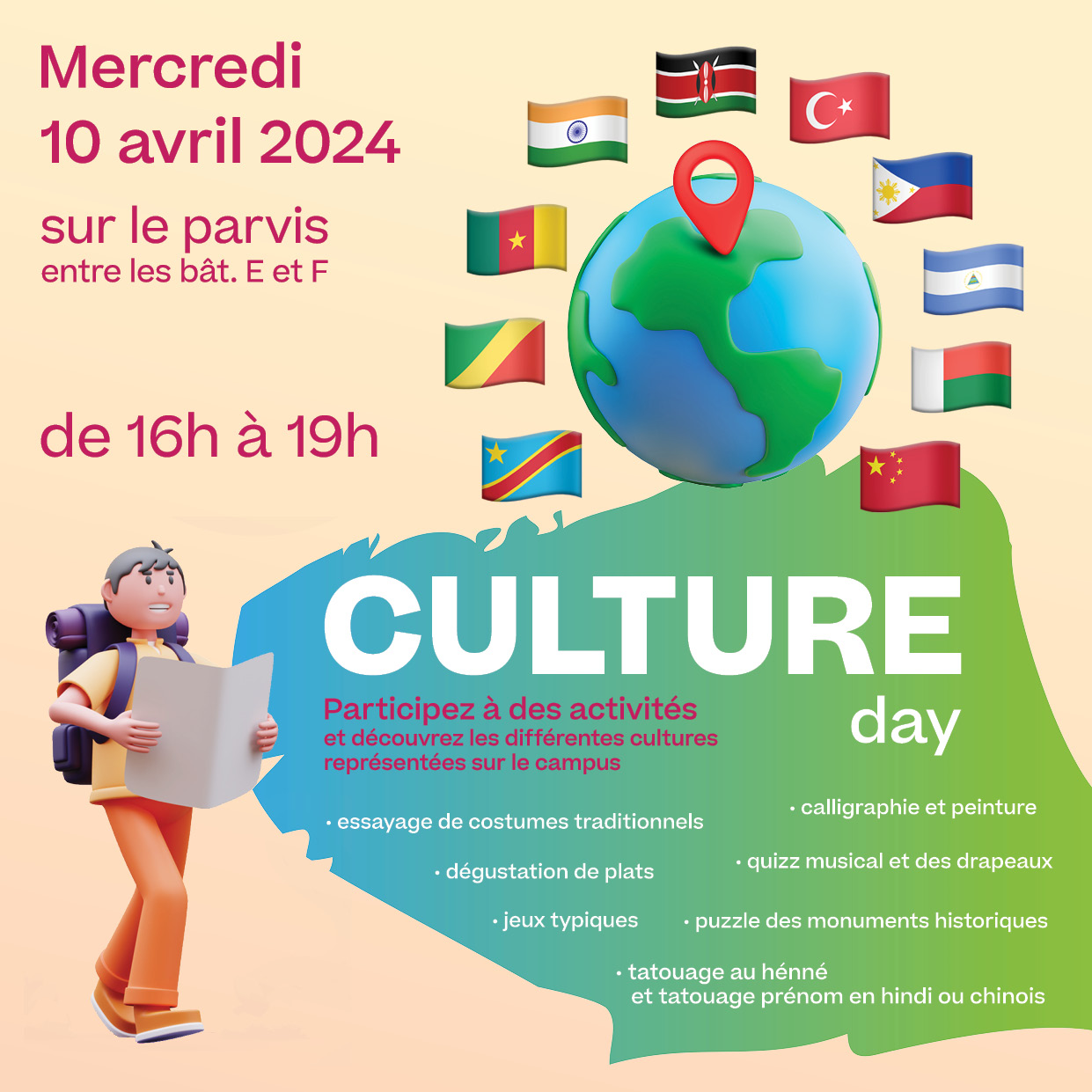 Culture DAY // Echanges culturels entre les étudiants